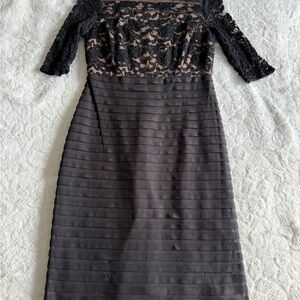 Elegant Black Lace Dress